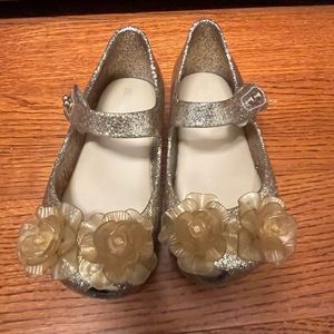 Mini Melissa peep toe shoes